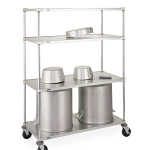Metro Solid Embossed Shelving Pot and Pan Rack