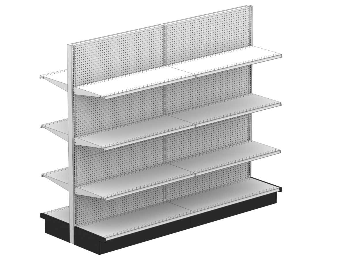 Lozier Gondola Shelving Kits 