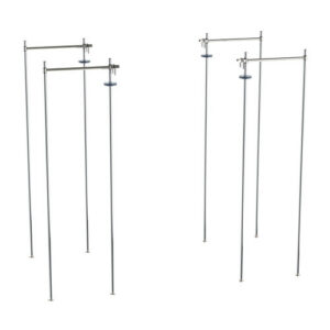 Metro Top-Track Overhead Track Shelving Stationary End Unit Kits for Super Erecta Wire Shelving