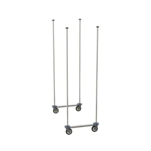 Metro Top-Track Overhead Track Shelving Mobile Unit Kits for Super Erecta Wire Shelving