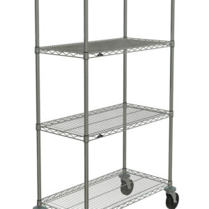 Metro Super Erecta 4-Shelf Wire Shelving Stem Caster Cart