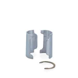 Metro 9986S Aluminum Split Sleeves with Stainless Rings for Super Erecta Industrial Wire Shelving, Pack of 4