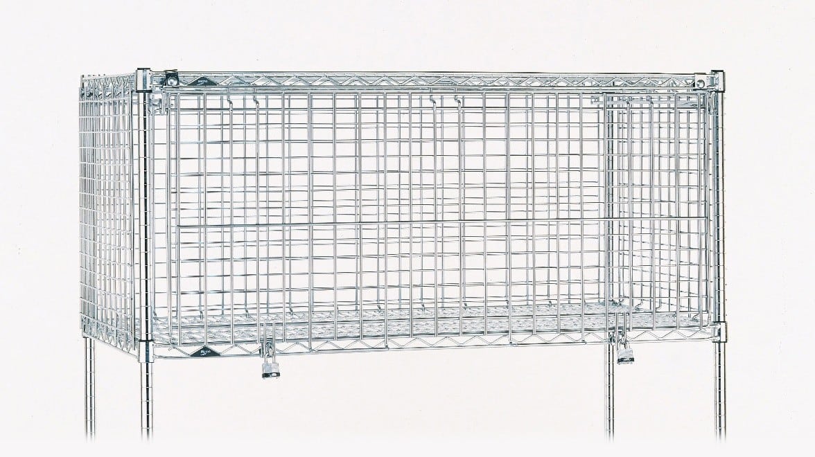 Metro SECM2430NS Super Erecta Security Module, Stainless Steel, 24" x 30" x 20"