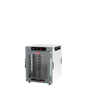 Metro HotBlox Wide 8-Pan Insulated Countertop/Stacking Holding Cabinet with Clear Door