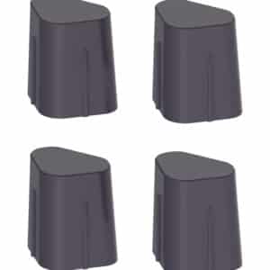 Metro MAX4-SWA-4 MetroMax 4 Shelf Adapter Kit for SmartWall and SmartWall Life Wall Shelving