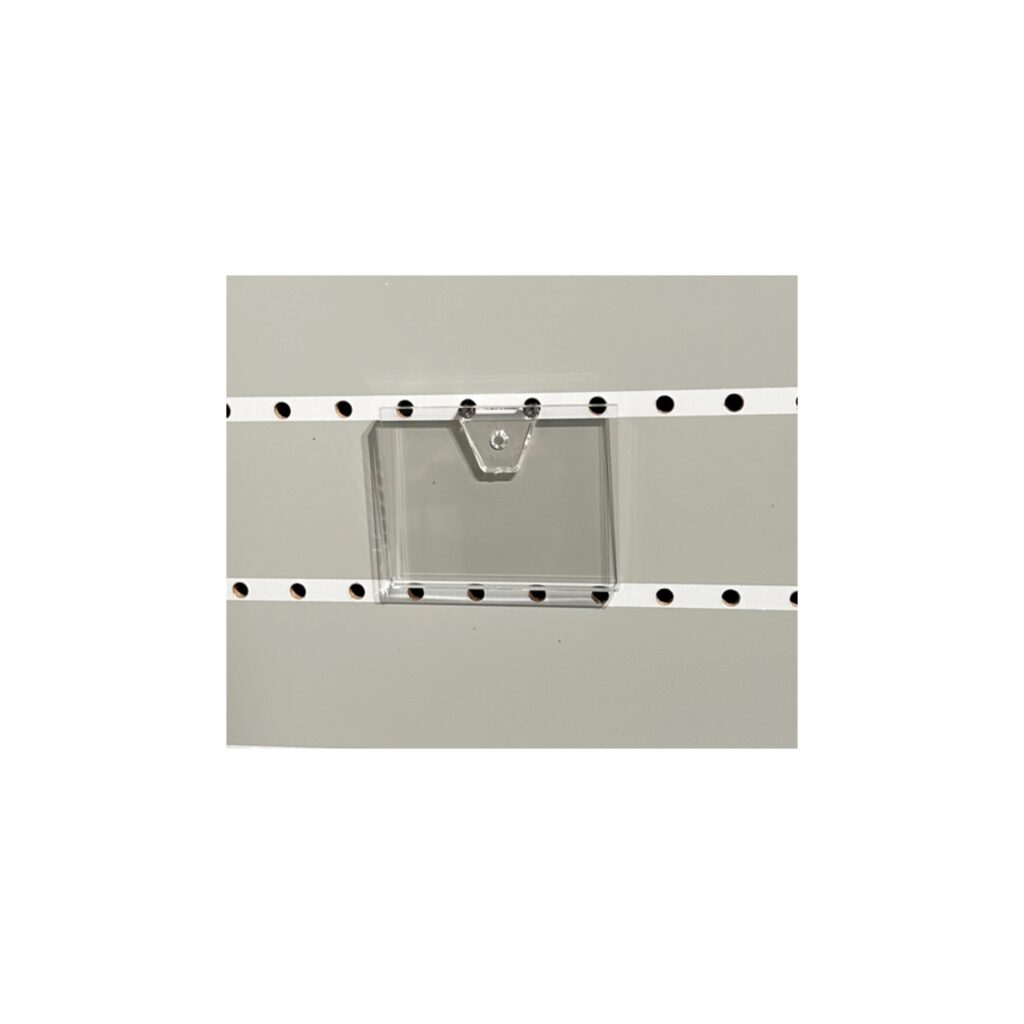 Pegboard Acrylic Sign Holder Advance Displays