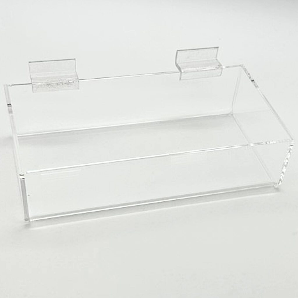 Acrylic Slatwall Tray 8" W