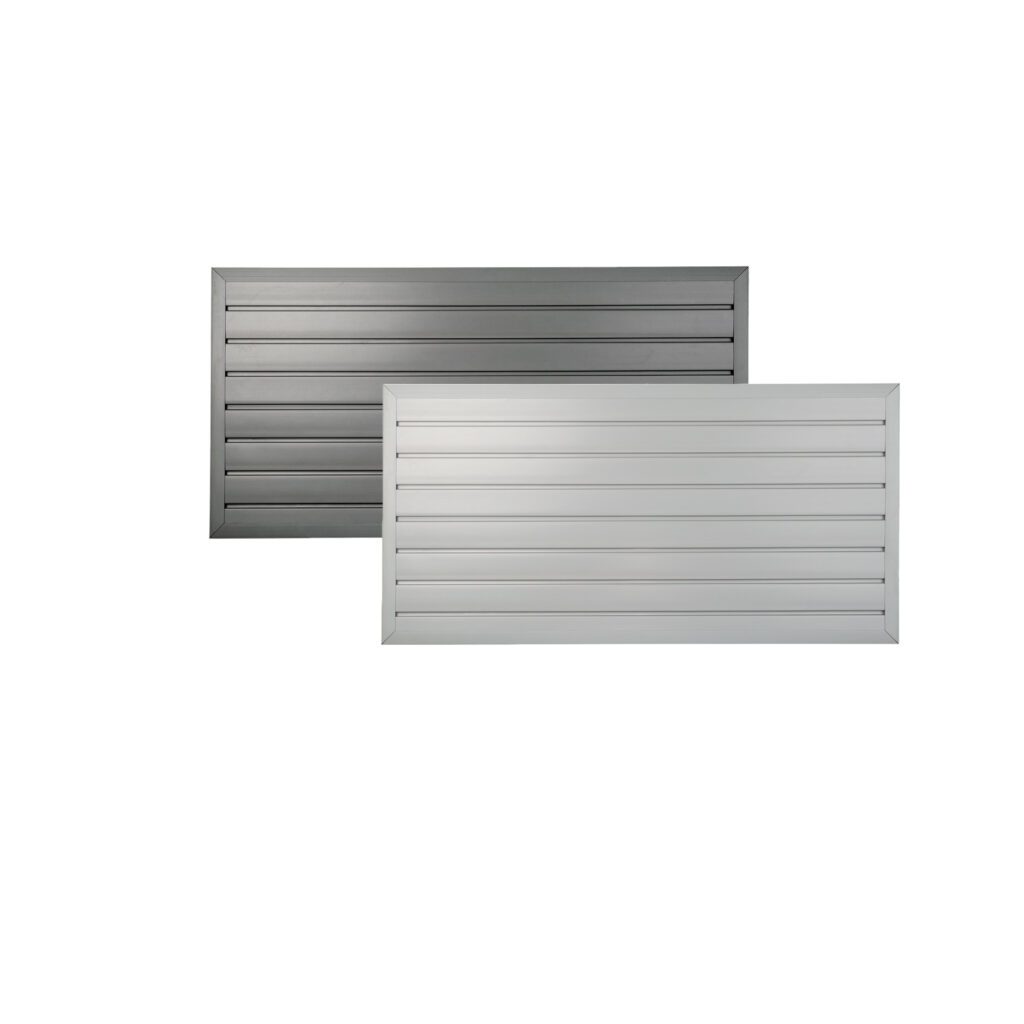 4x2 Framed PVC Slatwall Kit Advance Displays