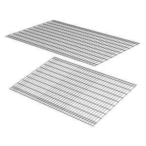 Lozier Widespan Gravity Flow Wire Shelf 30x48 1" Spacing CHR Charcoal