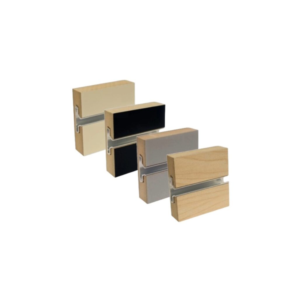 Slatwall Insert Color 4'H x 8'L Horizontal Slatwall With Aluminum Inserts | Advance Displays 1