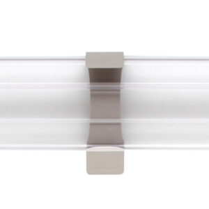 Metro 4" Solid Clear Side Stackable Shelf Ledge