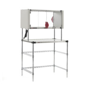 Metro Super Erecta Hot Workstation with Enclosed Stainless Steel Heated Shelf