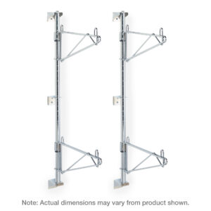 Metro Super Erecta Post-Type Wall Mount End Unit Kit