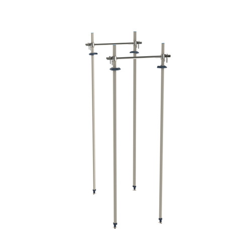 Metro Top-Track Overhead Track Shelving Stationary Intermediate Unit Kits for MetroMax Polymer Shelving
