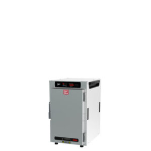 Metro HotBlox Narrow 8-Pan Insulated Countertop/Stacking Holding Cabinet with Solid Door