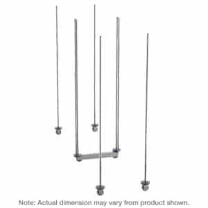 Metro qwikTRAK Floor Track Shelving Double Deep Mobile Unit Kits for Super Erecta Wire Shelving