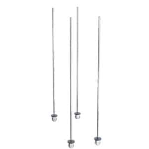 Metro qwikTRAK Floor Track Shelving Mobile Unit Kits for Super Erecta Wire Shelving