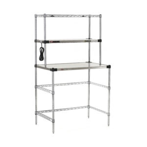 Metro Super Erecta Hot Workstation with Stainless Steel Heated Shelf