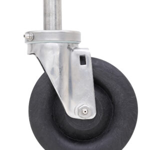 Metro 5" High-Temperature Autoclave Stem Casters for Super Erecta Industrial Wire Shelving Racks