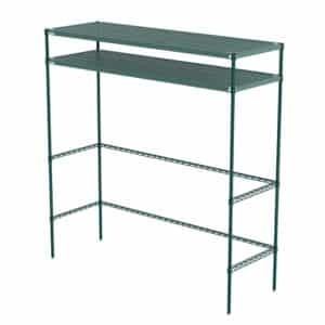 Metro CR247274PRH2 Super Erecta Pro Overhead Storage 2-Shelf Docking Station, 24" x 72" x 74"