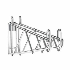 Metro Post-Type Wall Mount Double Shelf Support