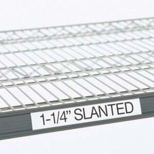 Metro Super Erecta Gray Slanted Label Holder