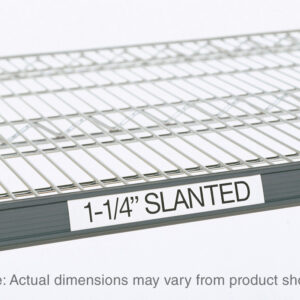 Metro Super Erecta Gray Slanted Label Holder