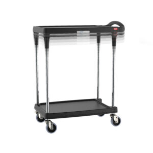 Metro 2-Shelf and 3-Shelf Height-Adjustable Utility Cart