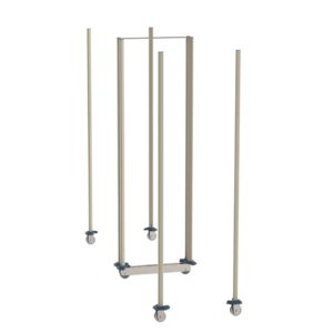 Metro qwikTRAK Floor Track Shelving Double Deep Mobile Unit Kits for MetroMax Shelving