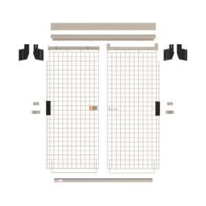 Metro Security Shelving Sliding Door Retrofit Kit