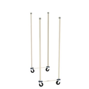 Metro Top-Track Overhead Track Shelving Mobile Unit Kits for MetroMax Polymer Shelving