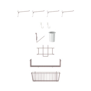 Metro SmartWall Grid Wall Shelving Food Prep Accessory Kit