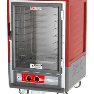 Metro C5 3 Series Insulated Holding Cabinet, 1/2 Height, Full Length Clear Door, Fixed Wire Slides, 120V, 60Hz, 1440W