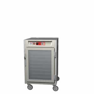 Metro C5 6 Series Insulated Holding Cabinet, 1/2 Height, Full Length Clear Front Door