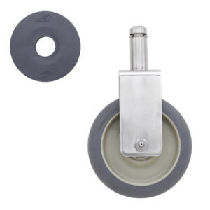 Metro 5" Cart-Washable Rigid Stem Caster for Wire Shelving Racks