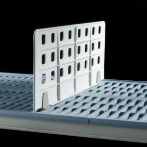 Metro 8" Light Duty Shelf Dividers for Wire and Plastic Grid Shelving