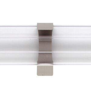 Metro 4" Solid Clear Back Stackable Shelf Ledge