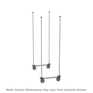 Metro Top-Track Overhead Track Shelving Mobile Unit Kits for Super Erecta Wire Shelving