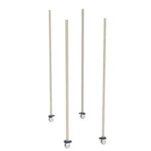 Metro qwikTRAK Floor Track Shelving Mobile Unit Kits for MetroMax Shelving