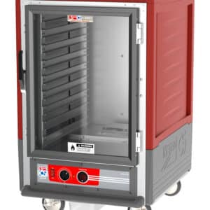 Metro C5 3 Series Insulated Holding Cabinet, 1/2 Height, Full Length Clear Door