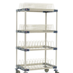 Metro MetroMax Mobile Drying Rack with Two Tray Racks and Two Pan Racks